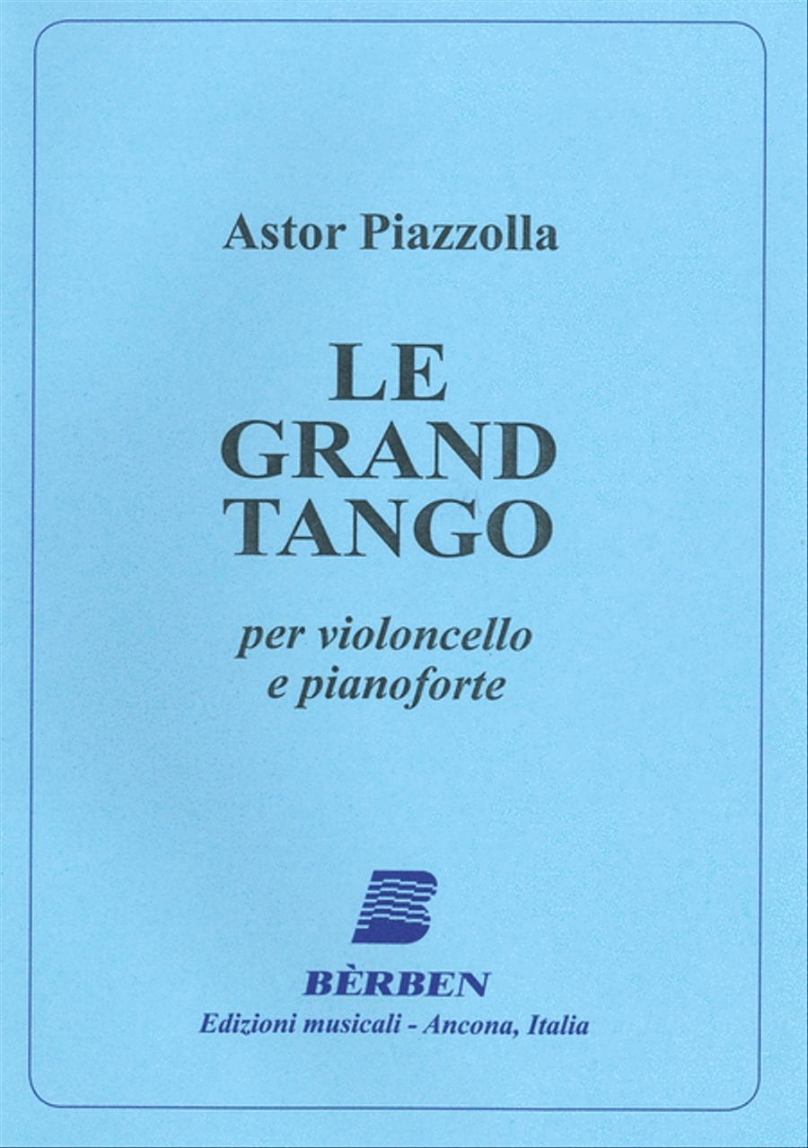 Piazzolla - Le Grand Tango Cello/Piano Piano scores gallery preview page 1