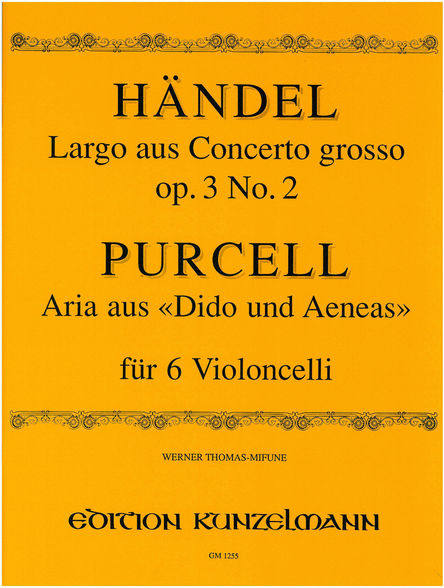 Largo / Aria Largo / Aria Cello scores gallery preview page 1
