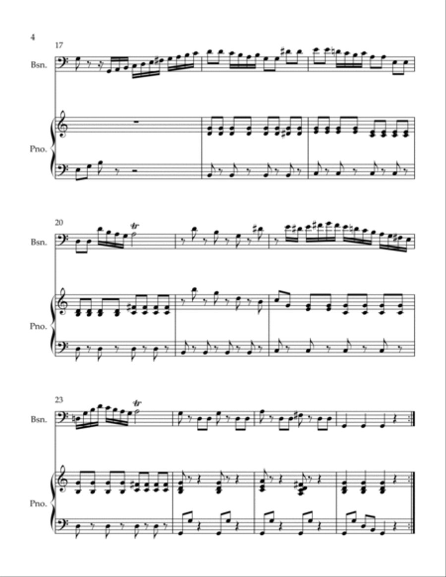 Spiritoso Bassoon scores gallery preview page 4