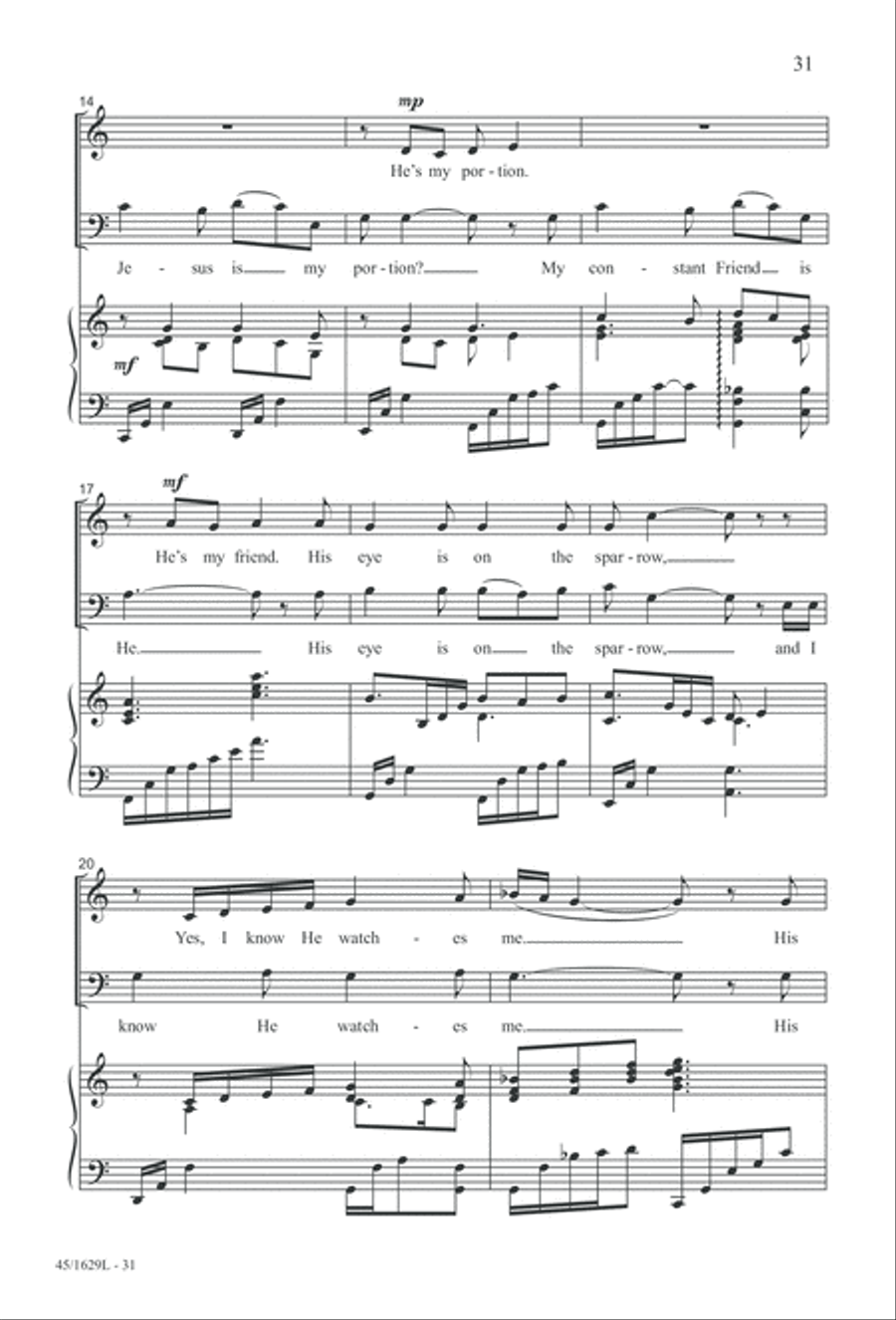 Hymns We Love to Sing, Vol. 2 3-Part scores gallery preview page 31