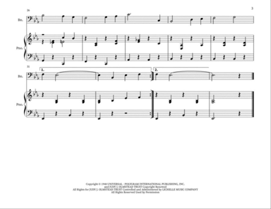 Blue Christmas Bassoon scores gallery preview page 3