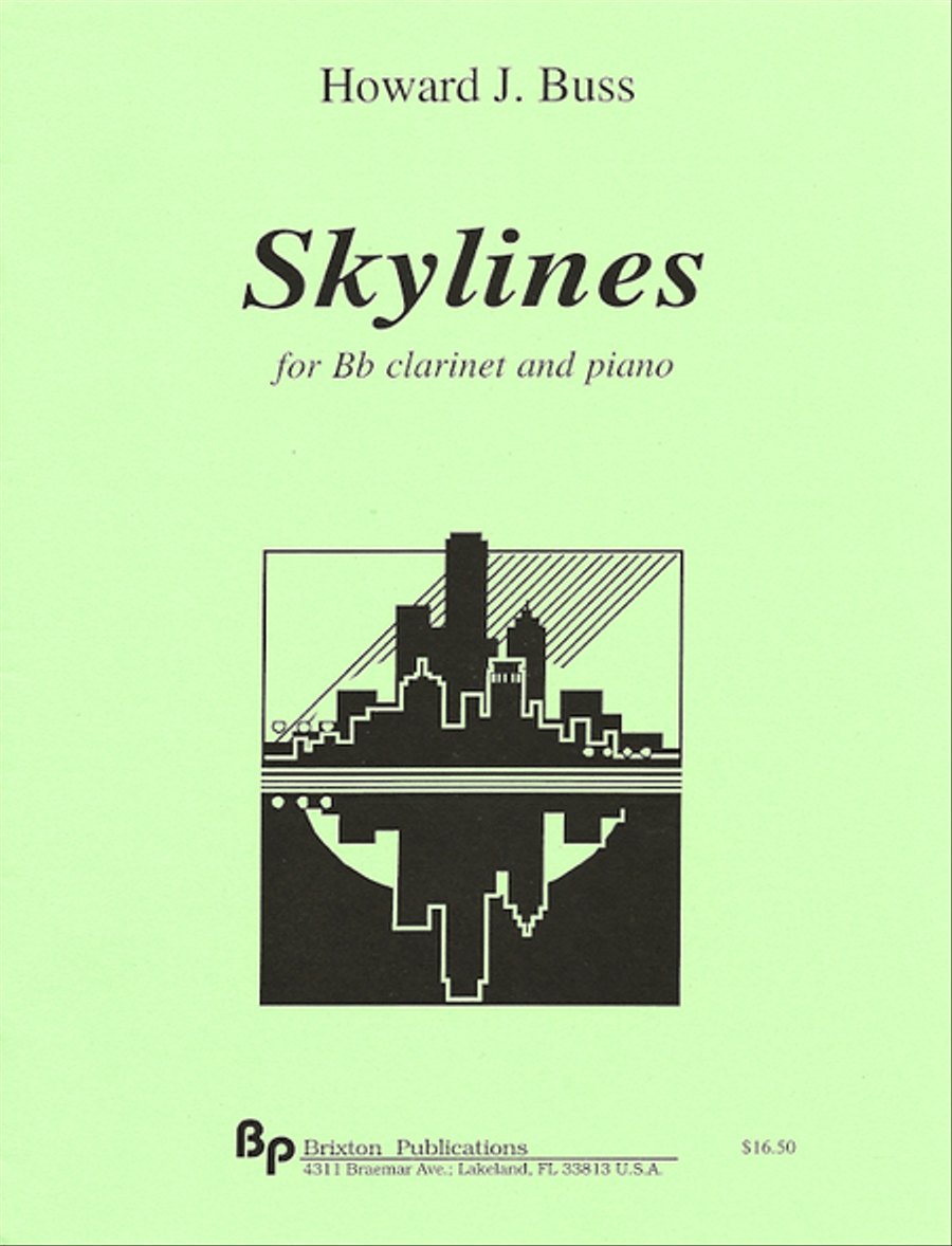 Skylines Clarinet Solo scores gallery preview page 1