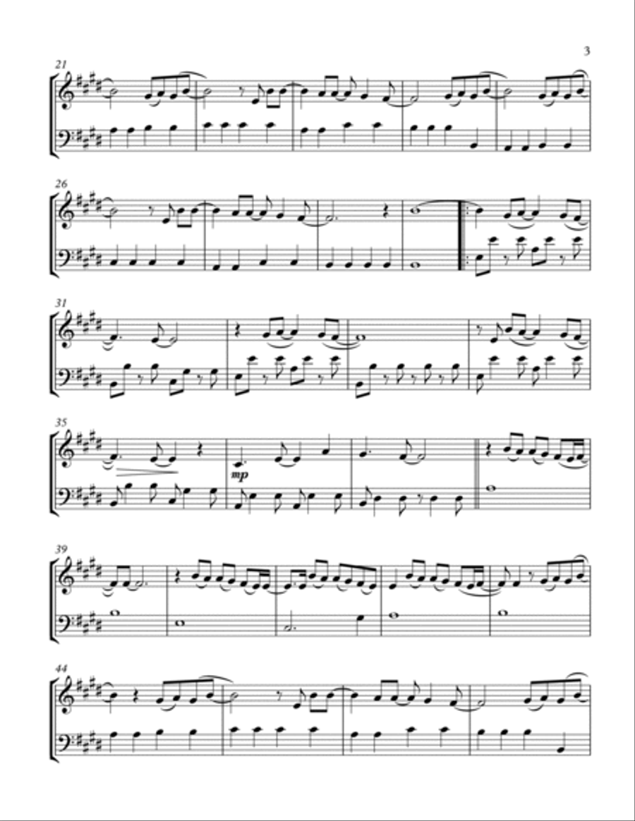 At The Cross String Duet scores gallery preview page 5
