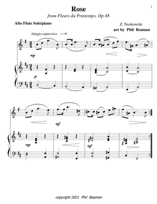 Rose-Noskowski-Alto Flute-Piano
