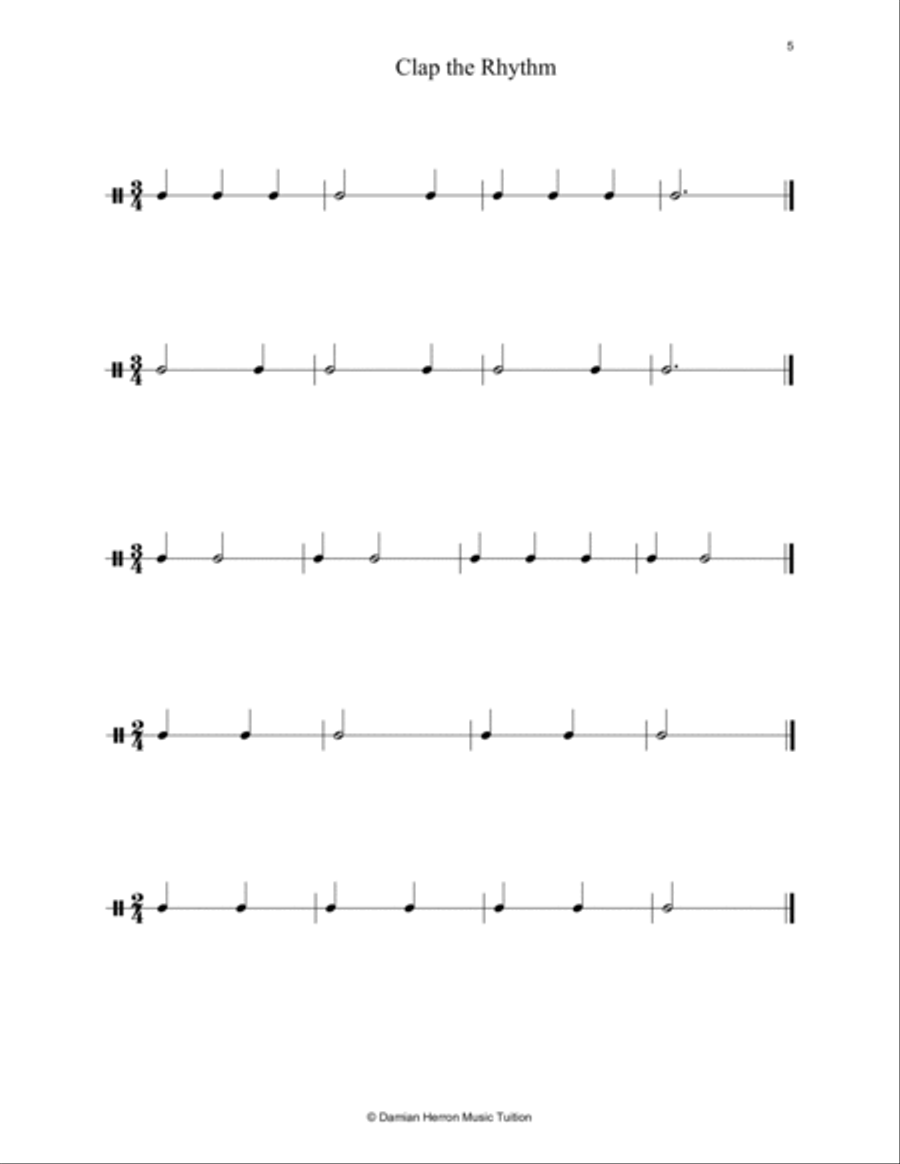 Piano Music Theory Worksheets for Early Beginner. Level 1 Piano Method scores gallery preview page 6