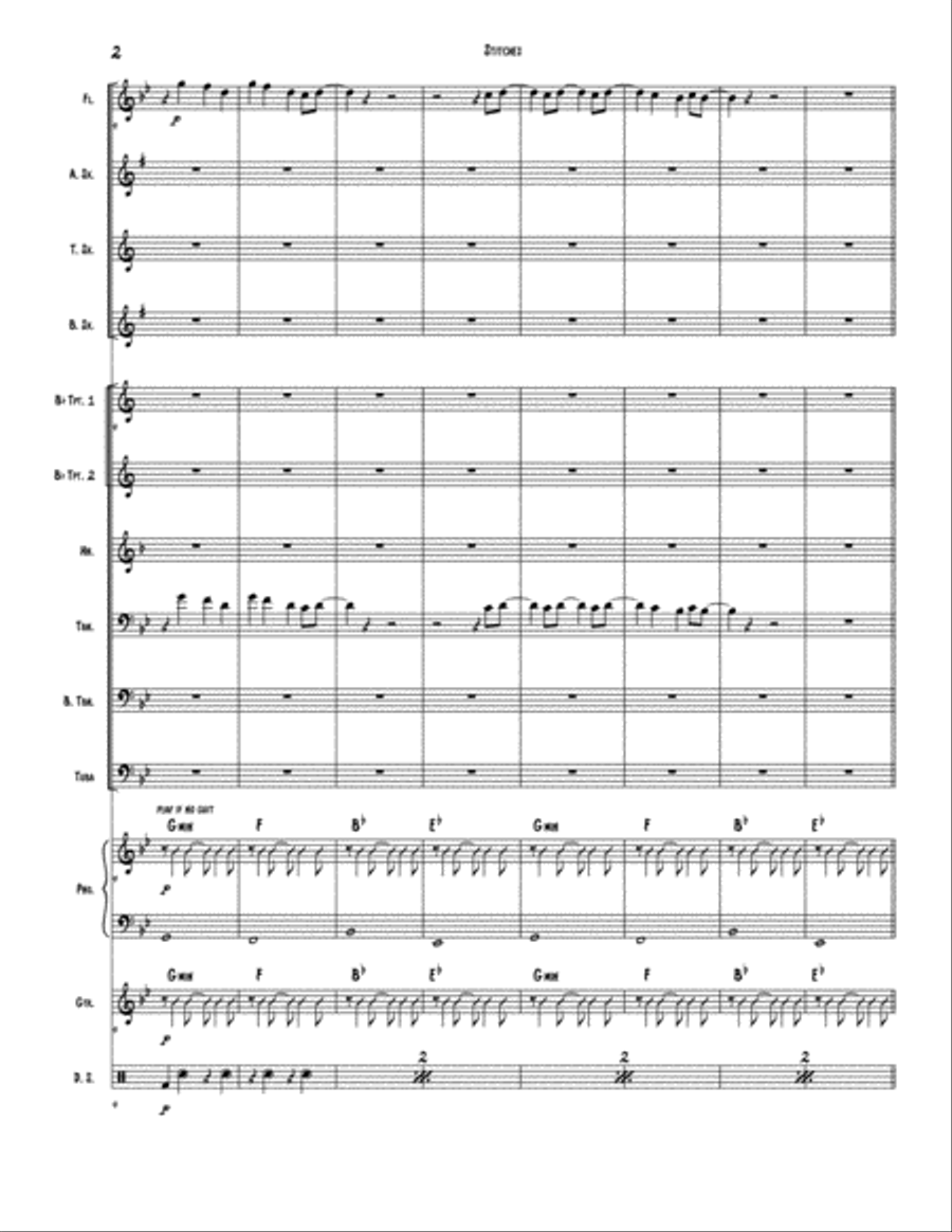 Stitches Jazz Ensemble scores gallery preview page 2