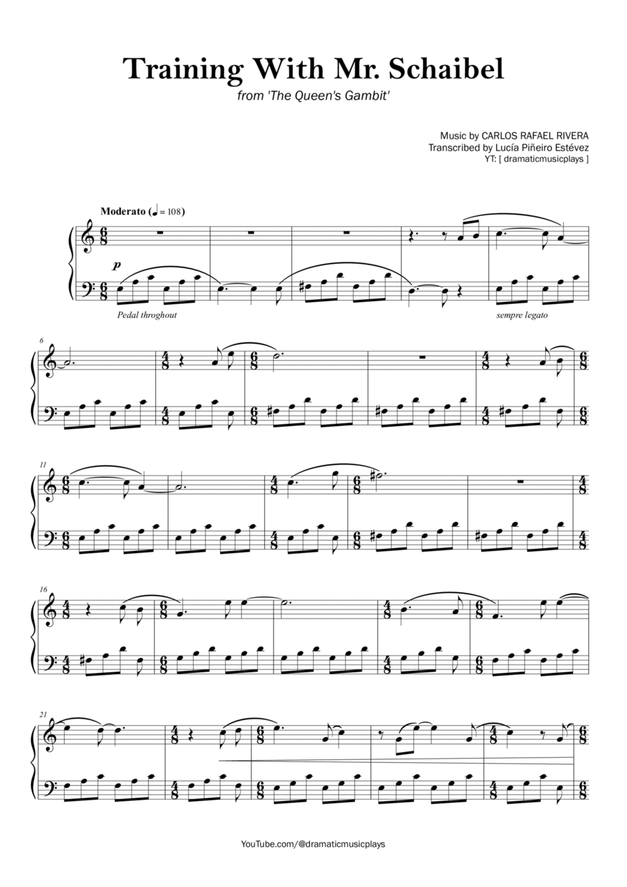 Training With Mr. Schaibel Piano Solo scores gallery preview page 1