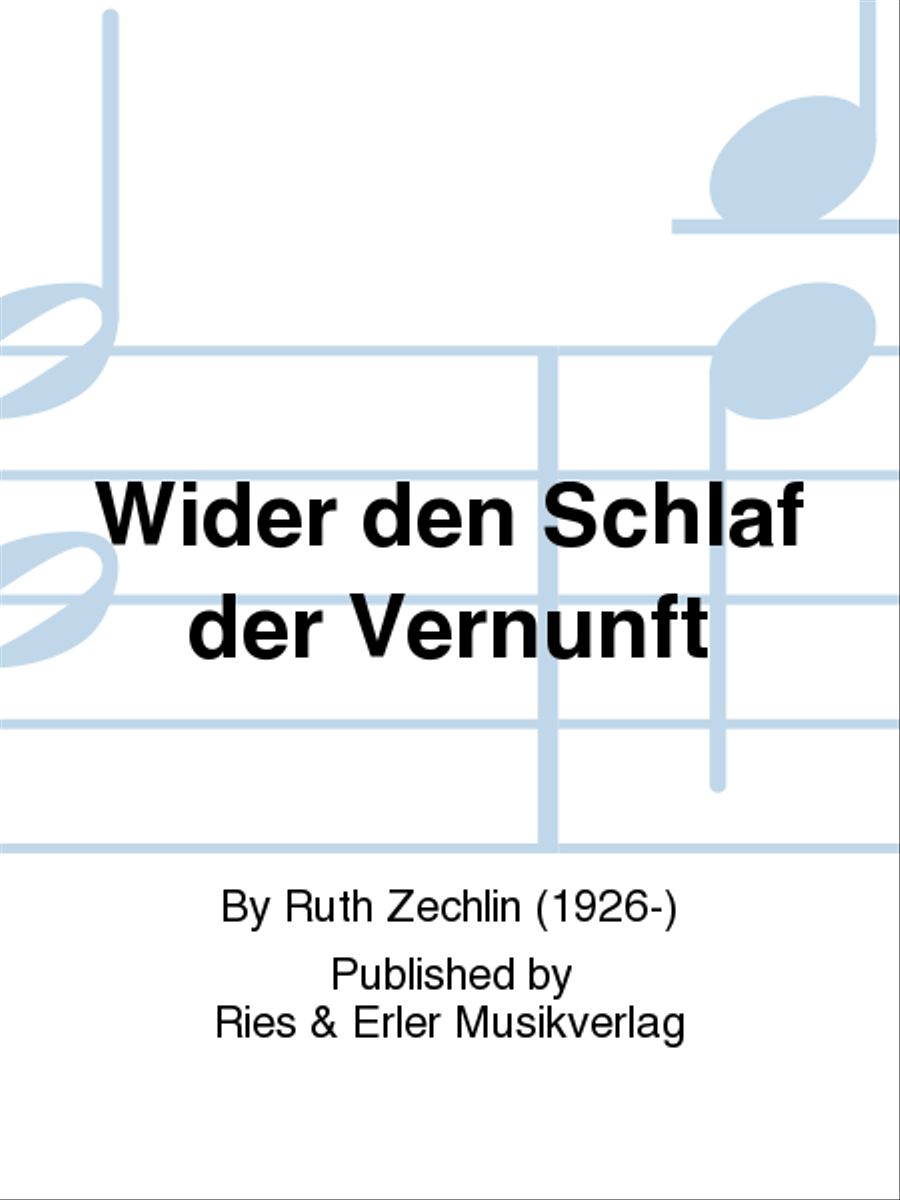 Wider den Schlaf der Vernunft School and Community scores gallery preview page 1