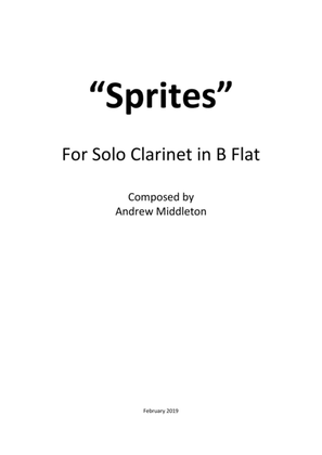 Sprites for Solo Clarinet