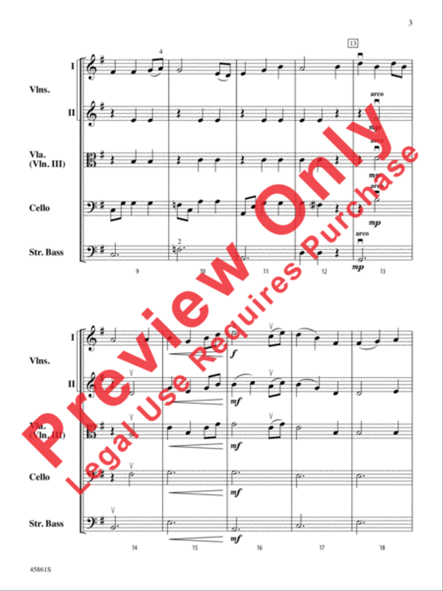 Beauteous Spirit String Orchestra scores gallery preview page 3