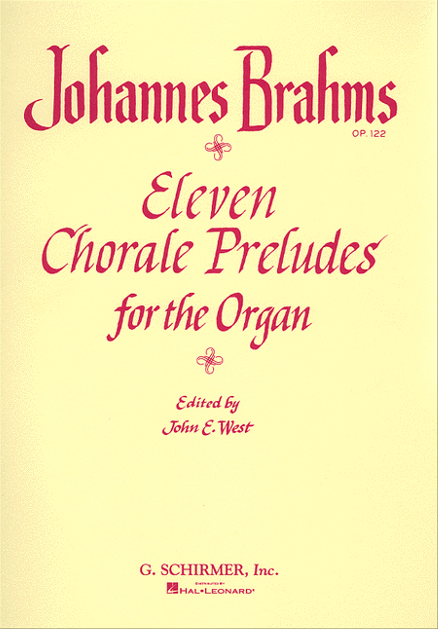 11 Chorale Preludes Organ scores gallery preview page 1
