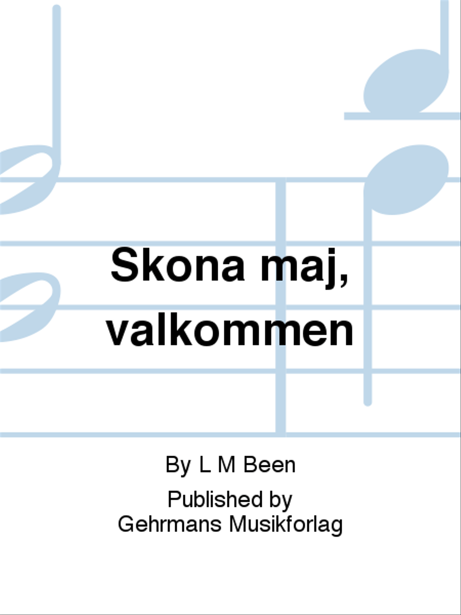 Skona maj, valkommen 4-Part scores gallery preview page 1