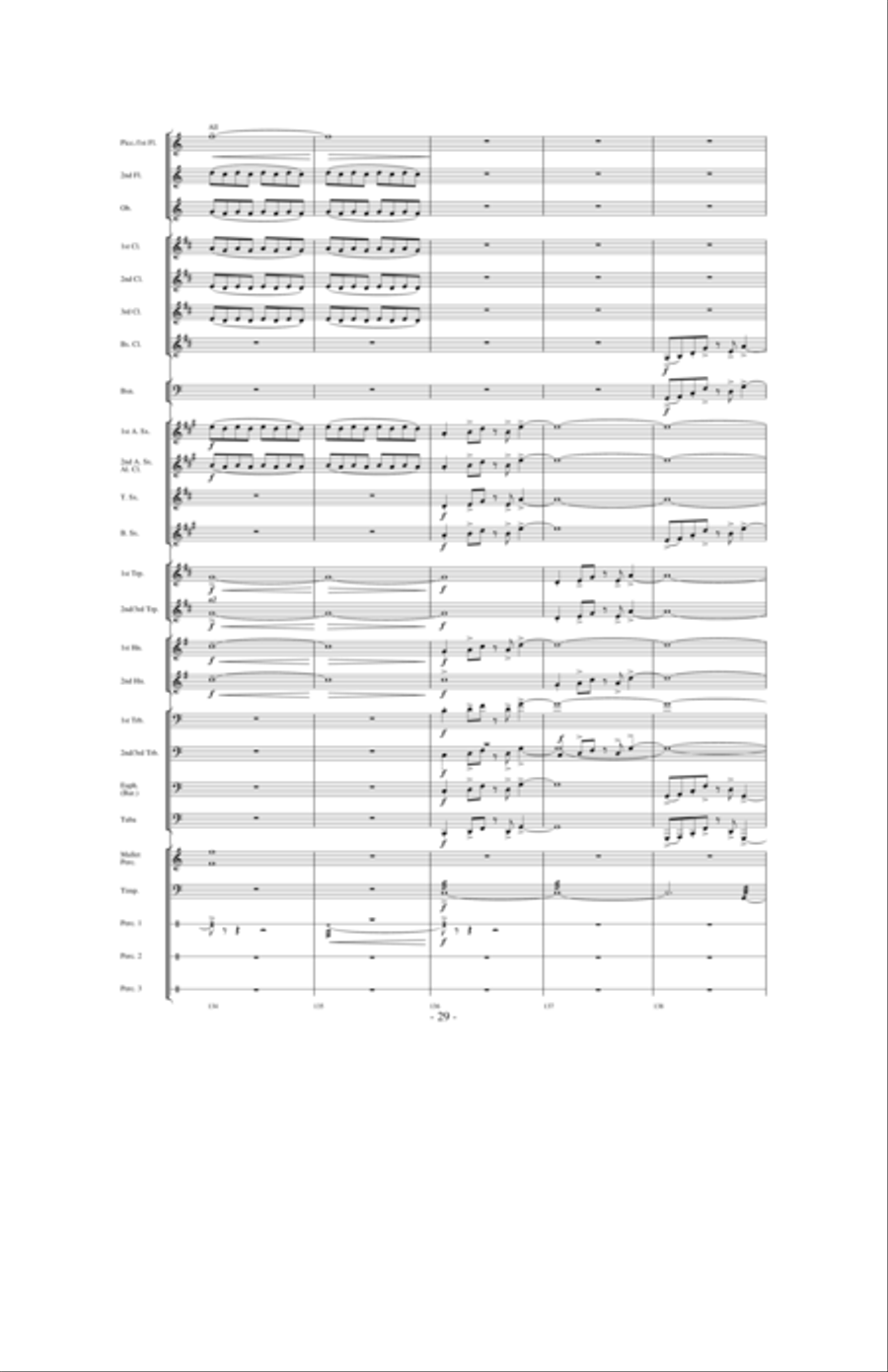 Of Honor and Valor Eternal Concert Band scores gallery preview page 28