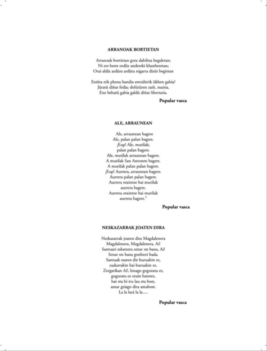 TRÍPTICO POPULAR VASCO TRÍPTICO POPULAR VASCO 4-Part scores gallery preview page 4