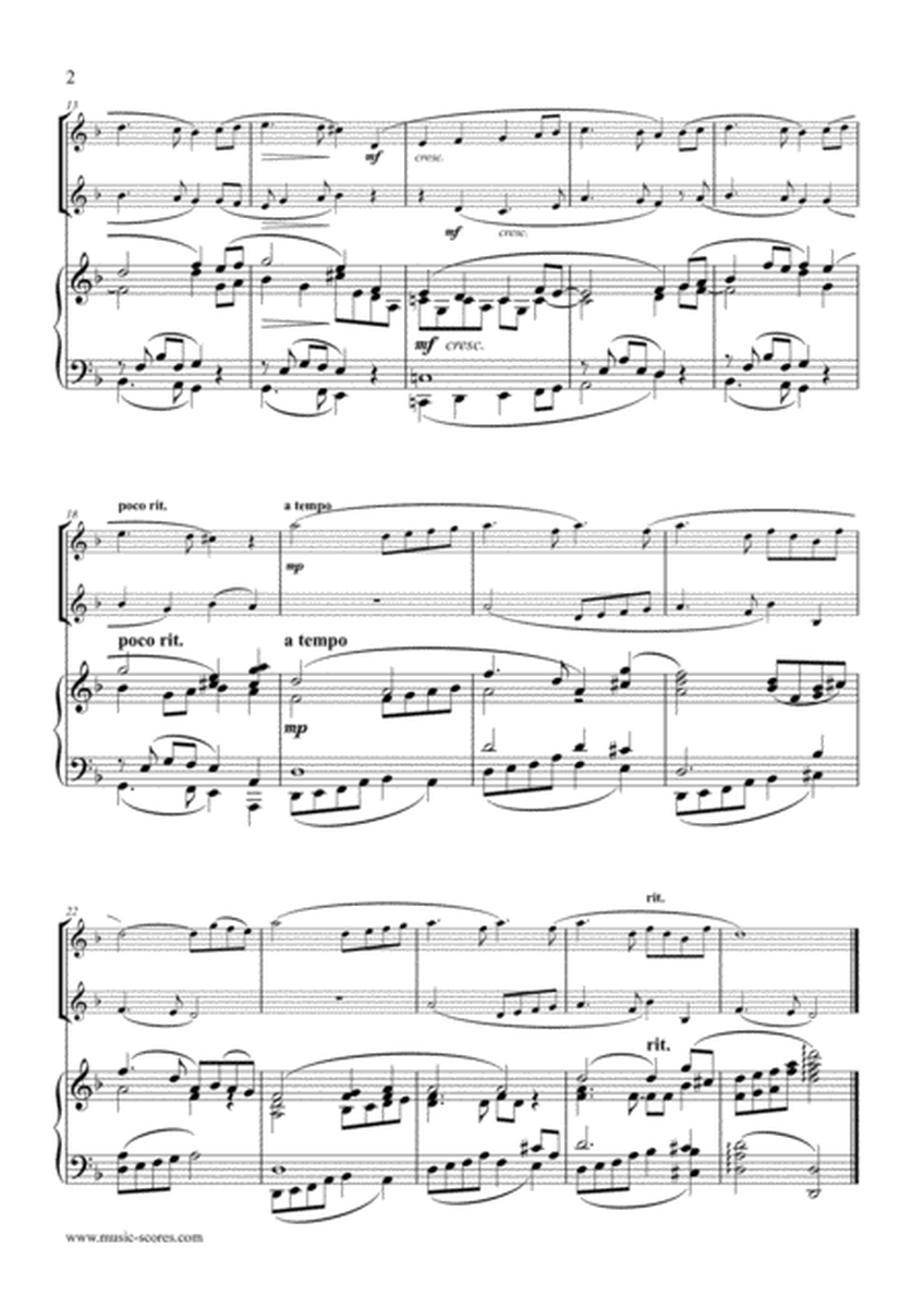 Swan Lake - Odette's Theme - 2 Oboes and Piano image number null