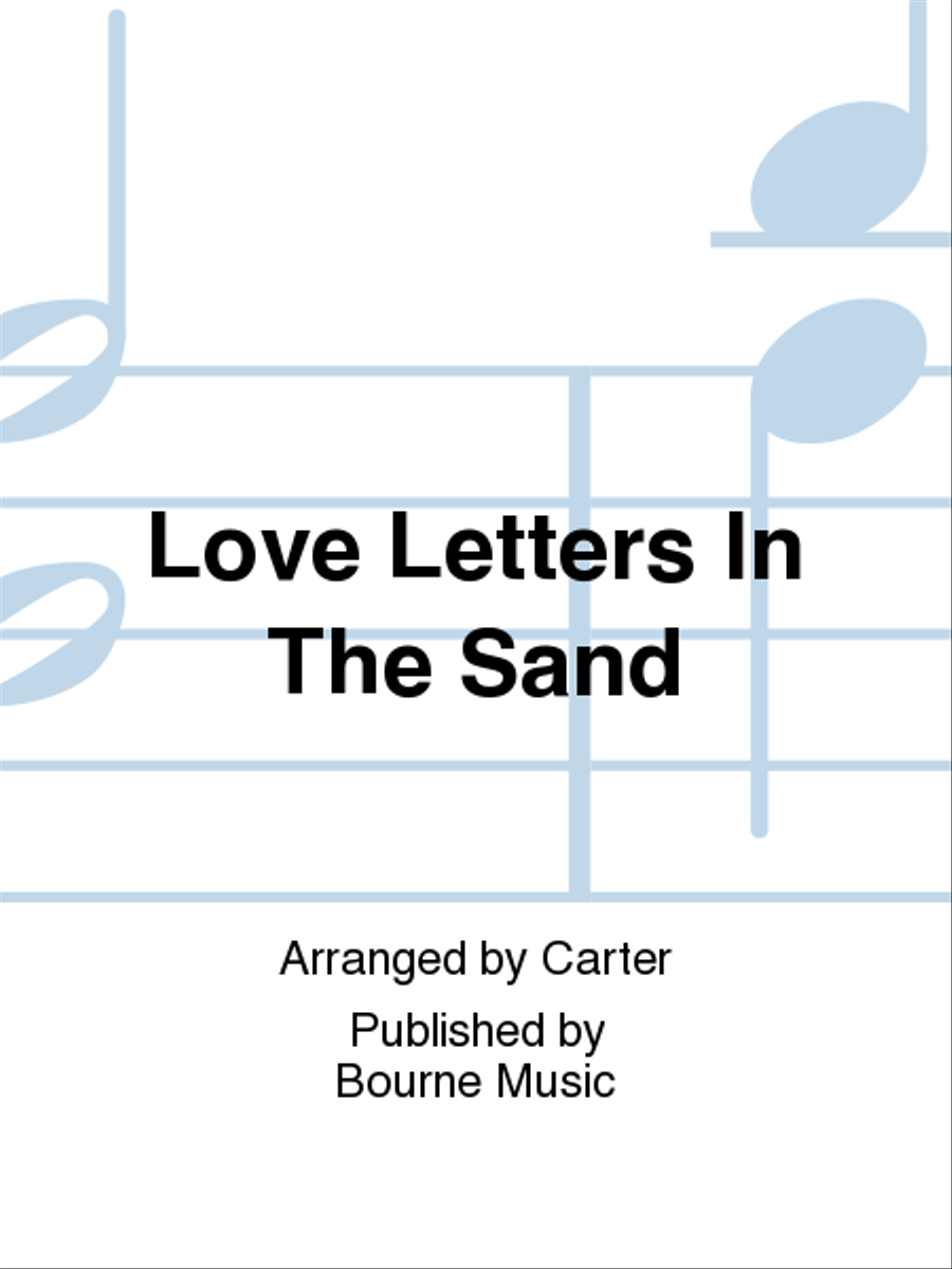 Love Letters In The Sand Marching Band scores gallery preview page 1