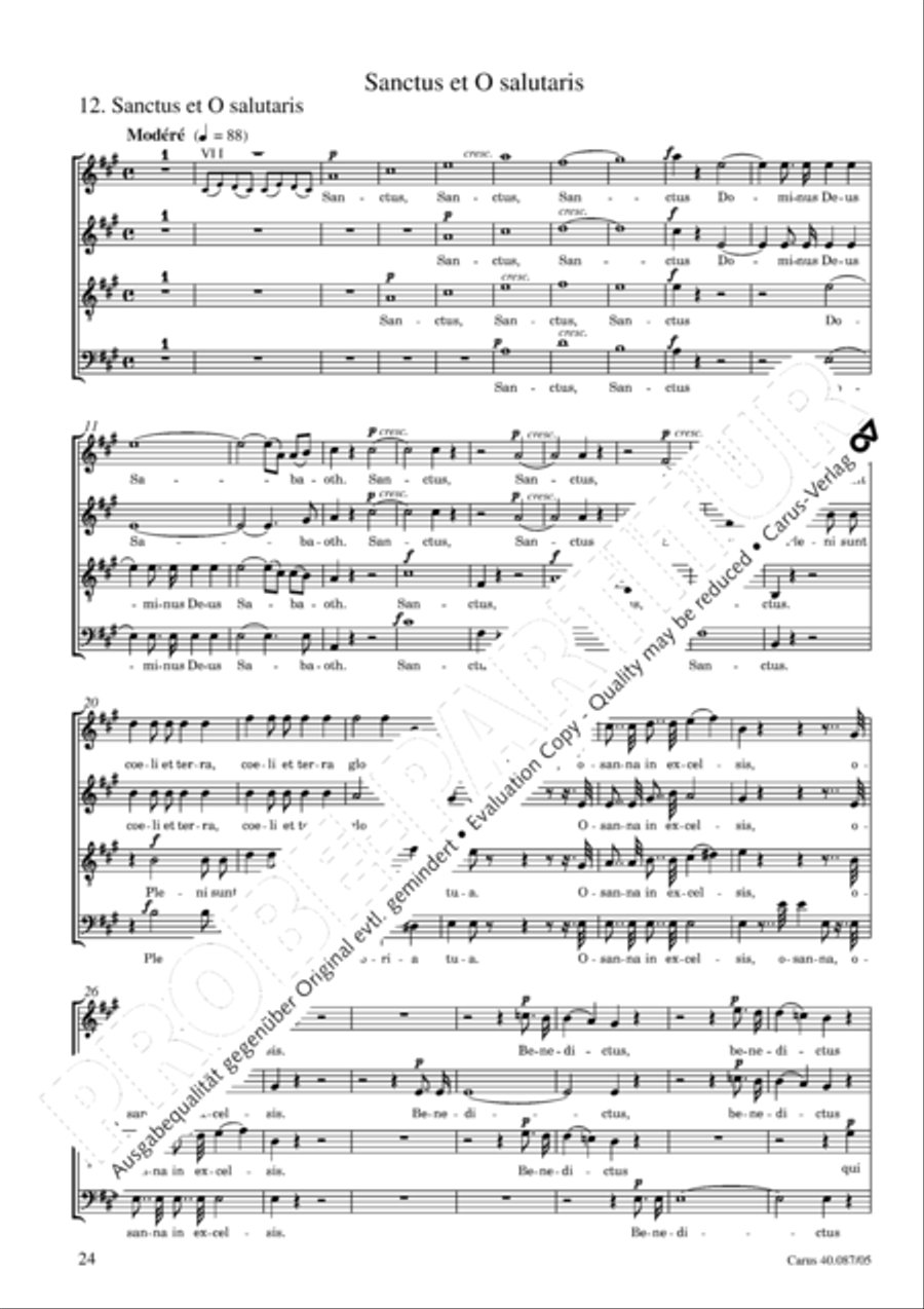 Messe solenelle in G 4-Part scores gallery preview page 25
