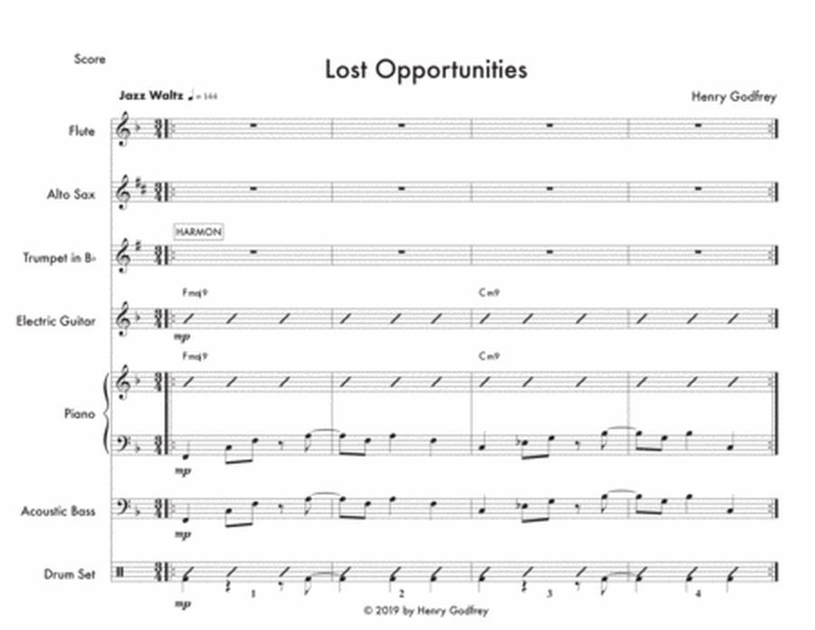 Lost Opportunities - Jazz Septet image number null
