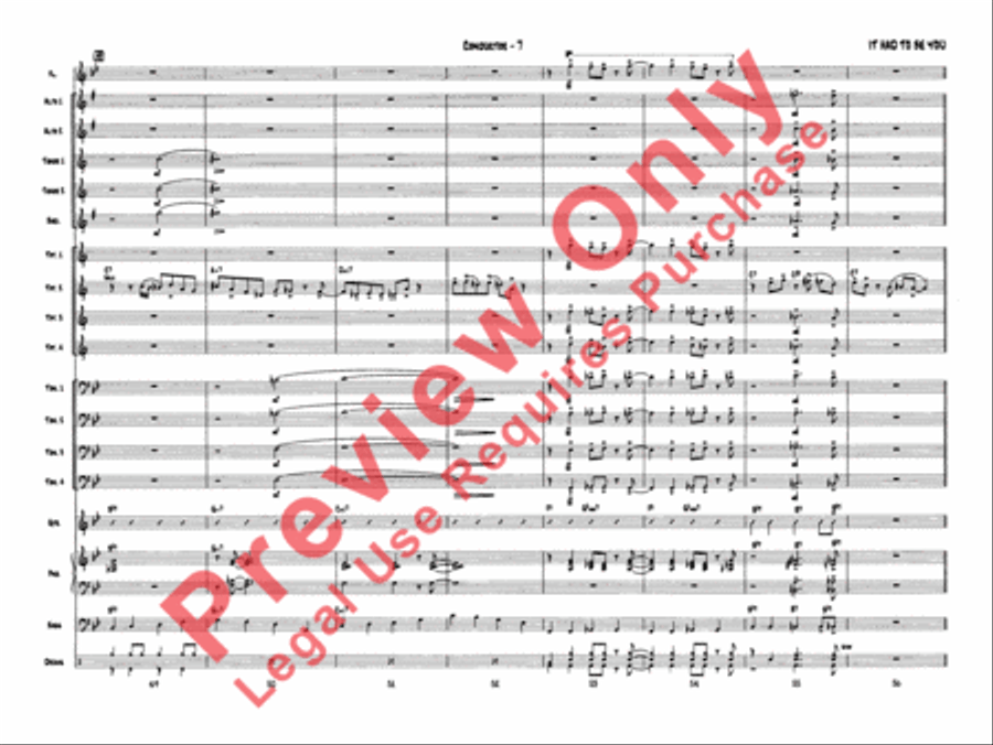It Had to Be You Jazz Ensemble scores gallery preview page 10
