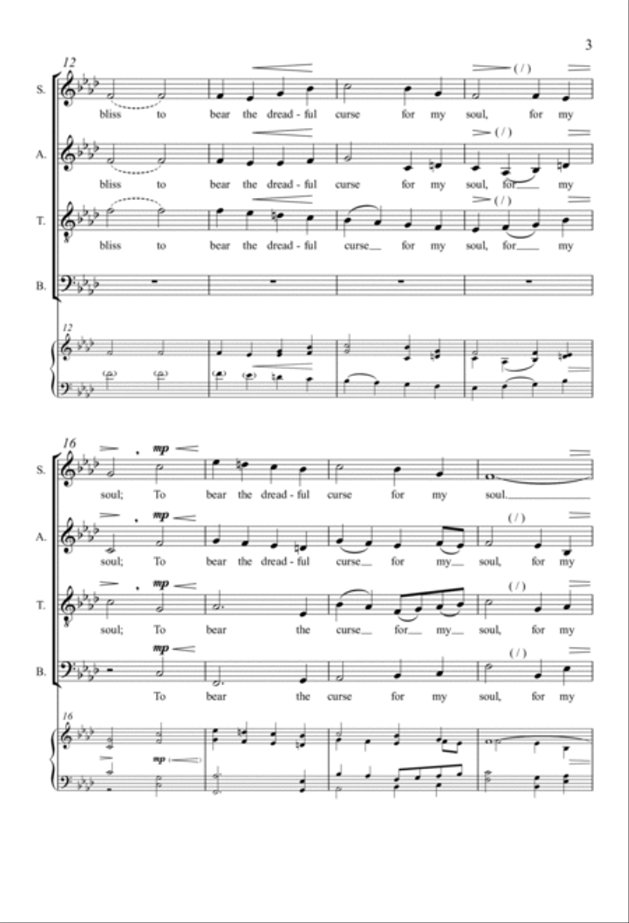 What Wondrous Love What Wondrous Love 4-Part scores gallery preview page 2