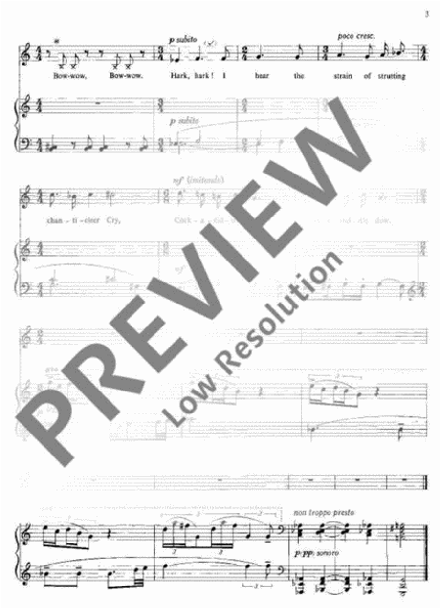Songs for Ariel Medium Voice scores gallery preview page 8