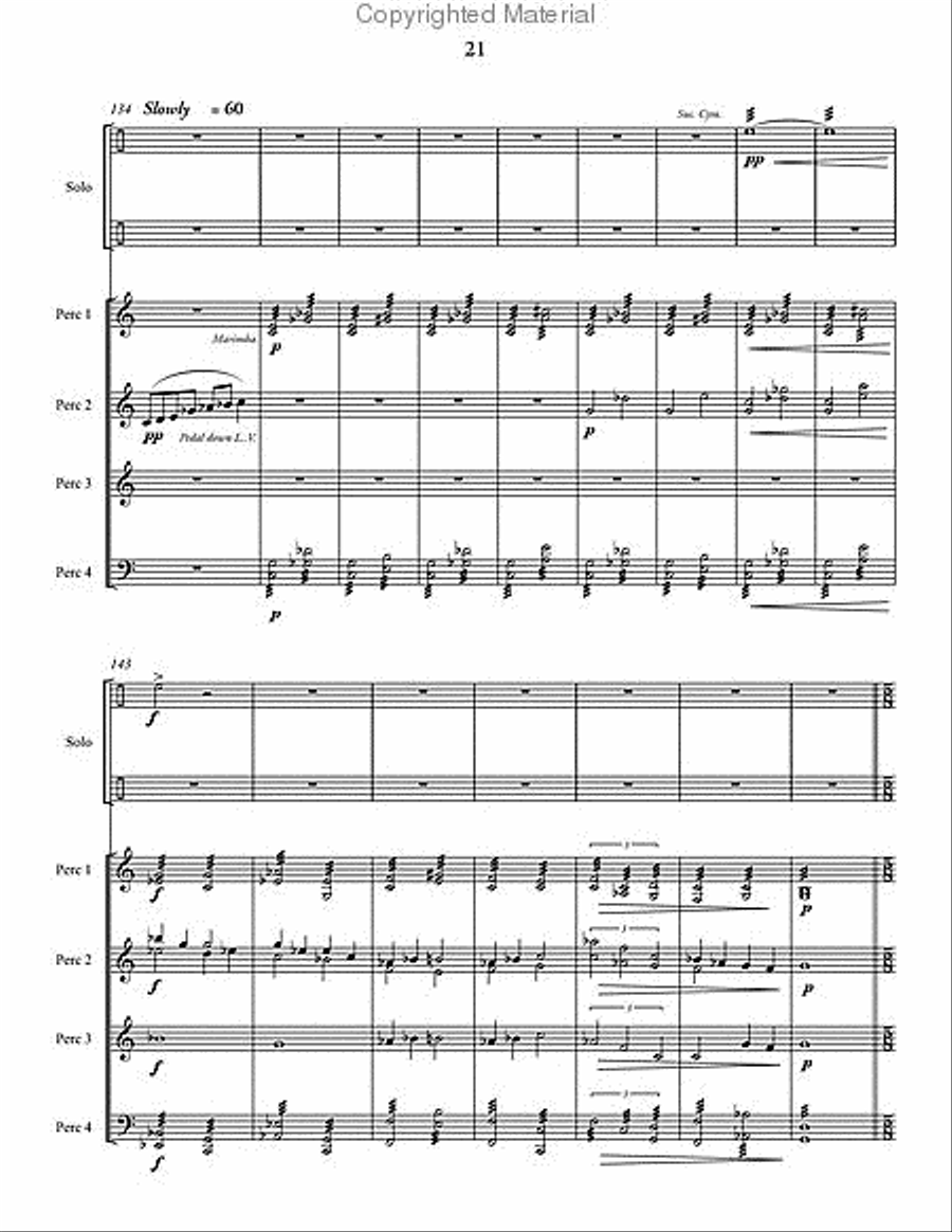 Shadows Shadows Percussion Ensemble scores gallery preview page 22