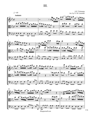Book cover for Sonata in C Minor Movement III