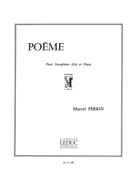 Poeme (saxophone-alto & Piano)