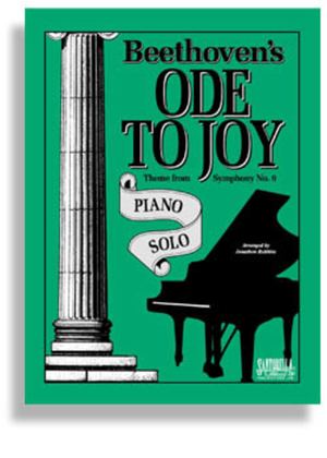 Book cover for Ode To Joy for Intermediate Piano Solo