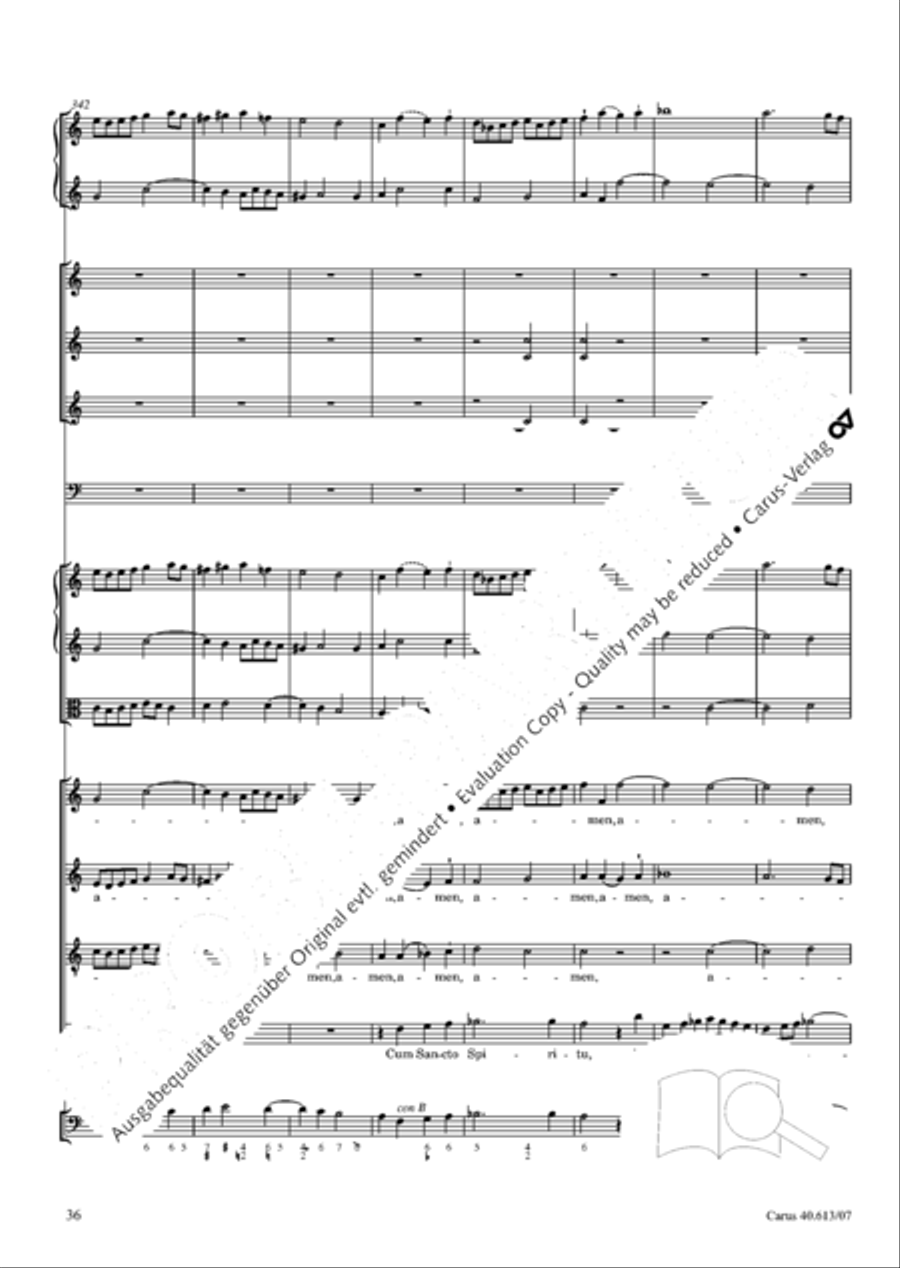 Mass in C (Missa in C) Mass in C (Missa in C) 4-Part scores gallery preview page 43