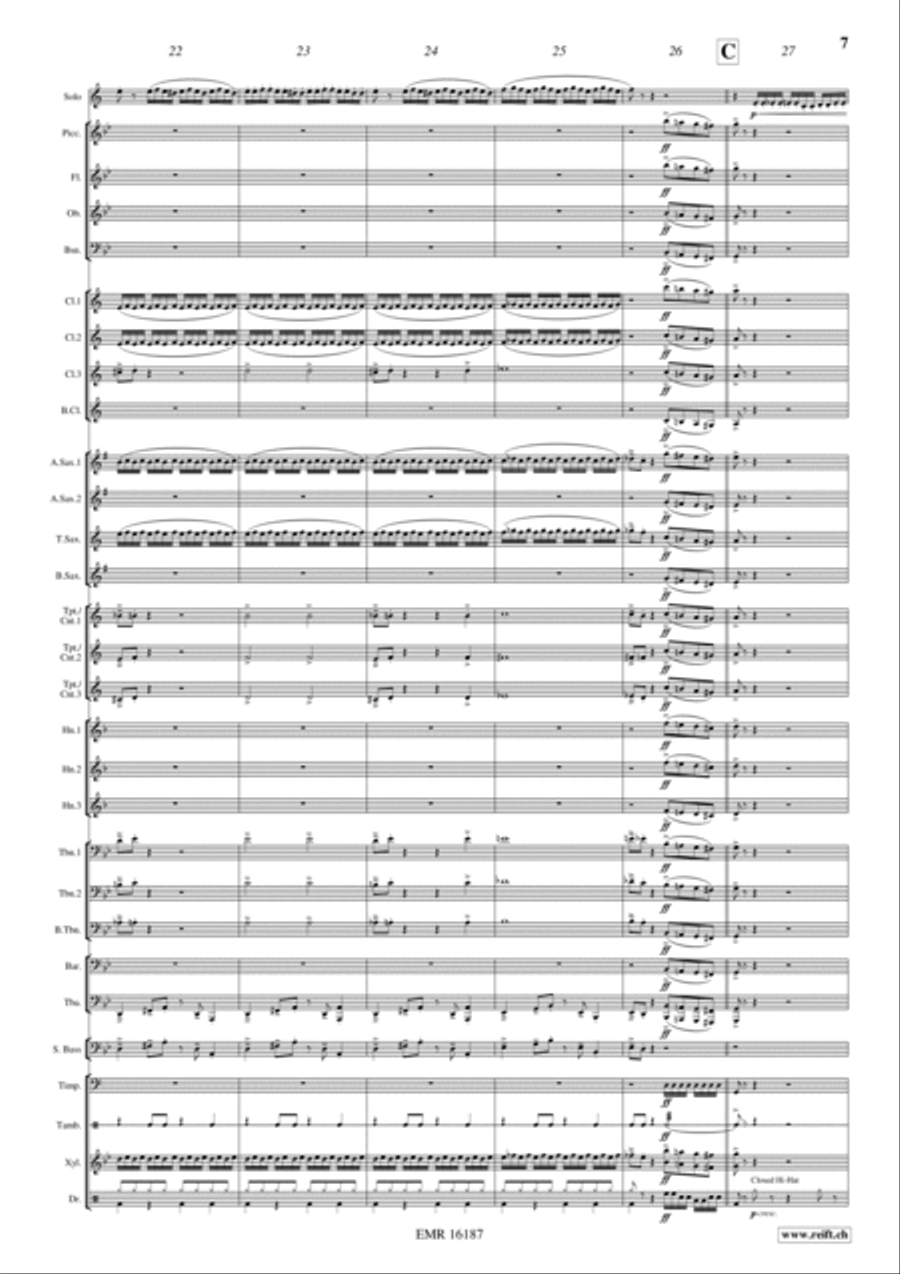 Green Hornet Theme Concert Band scores gallery preview page 9