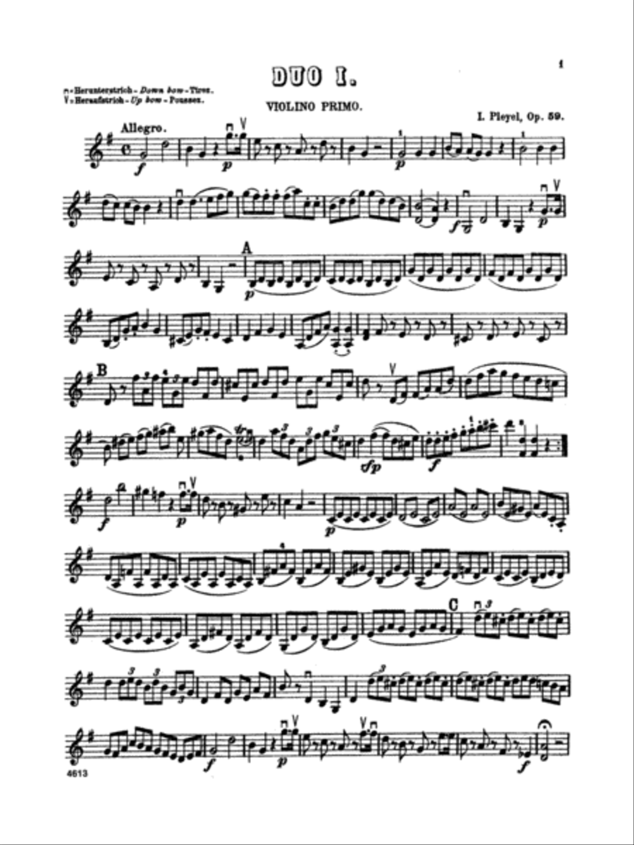 6 Little Duets Op.59 - 2 Violins