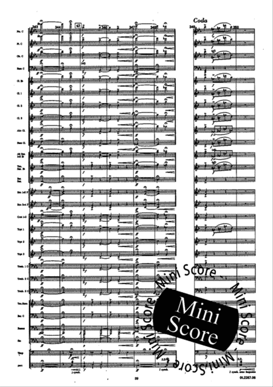 La Derniere Valse Concert Band scores gallery preview page 43
