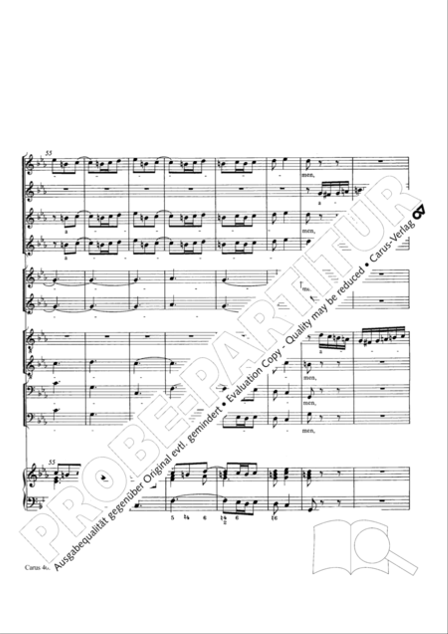 Stabat mater Choir scores gallery preview page 99