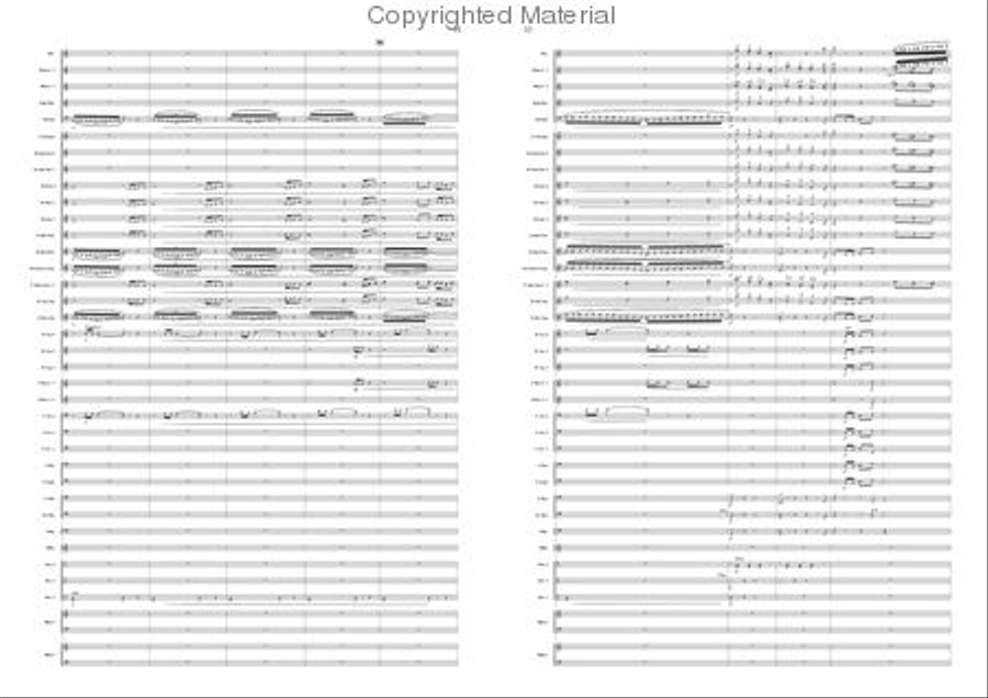 Variations on a Pentatonic Theme Concert Band scores gallery preview page 11