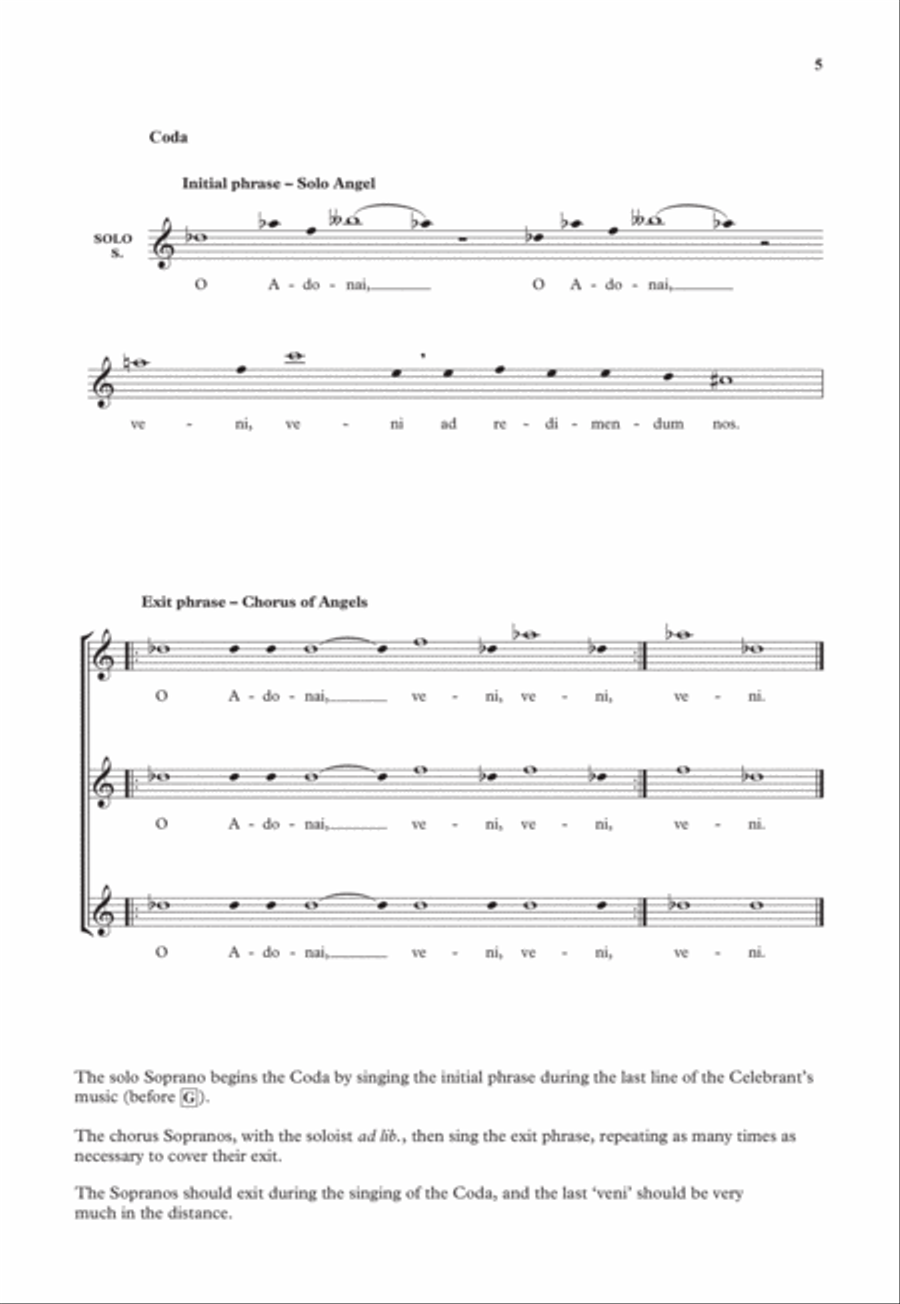O Adonai, et Dux domus Israel Divisi scores gallery preview page 4