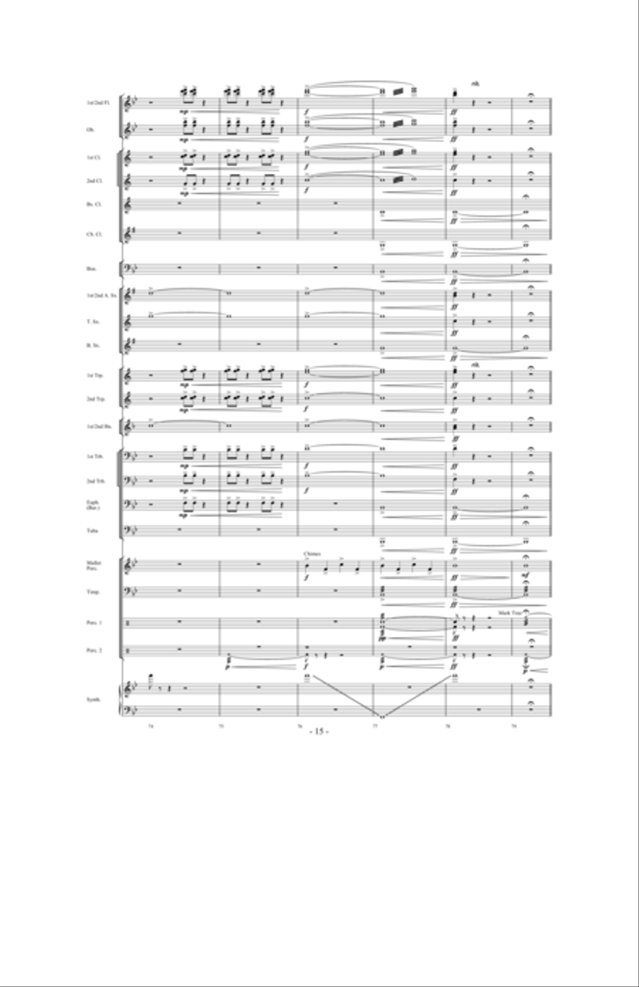 Earhart Earhart Concert Band scores gallery preview page 14
