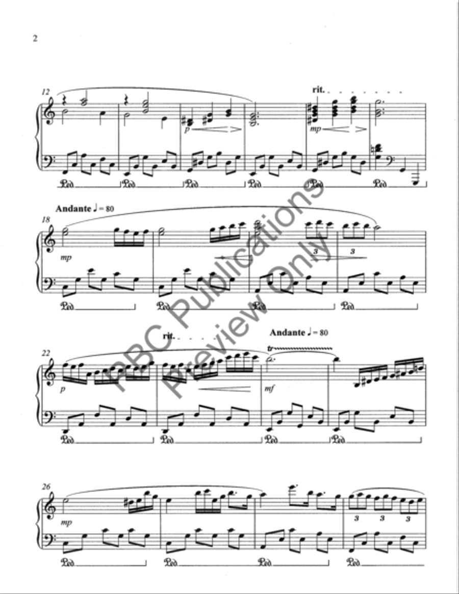 Six Songs For Piano Piano Solo scores gallery preview page 5