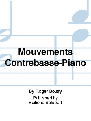 Mouvements Contrebasse-Piano
