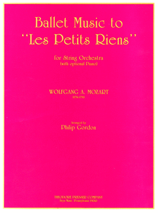 Book cover for Ballet Music to Les Petits Riens
