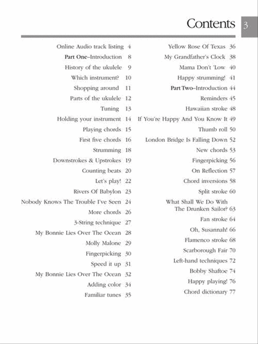 Absolute Beginners – Ukulele Ukulele scores gallery preview page 3