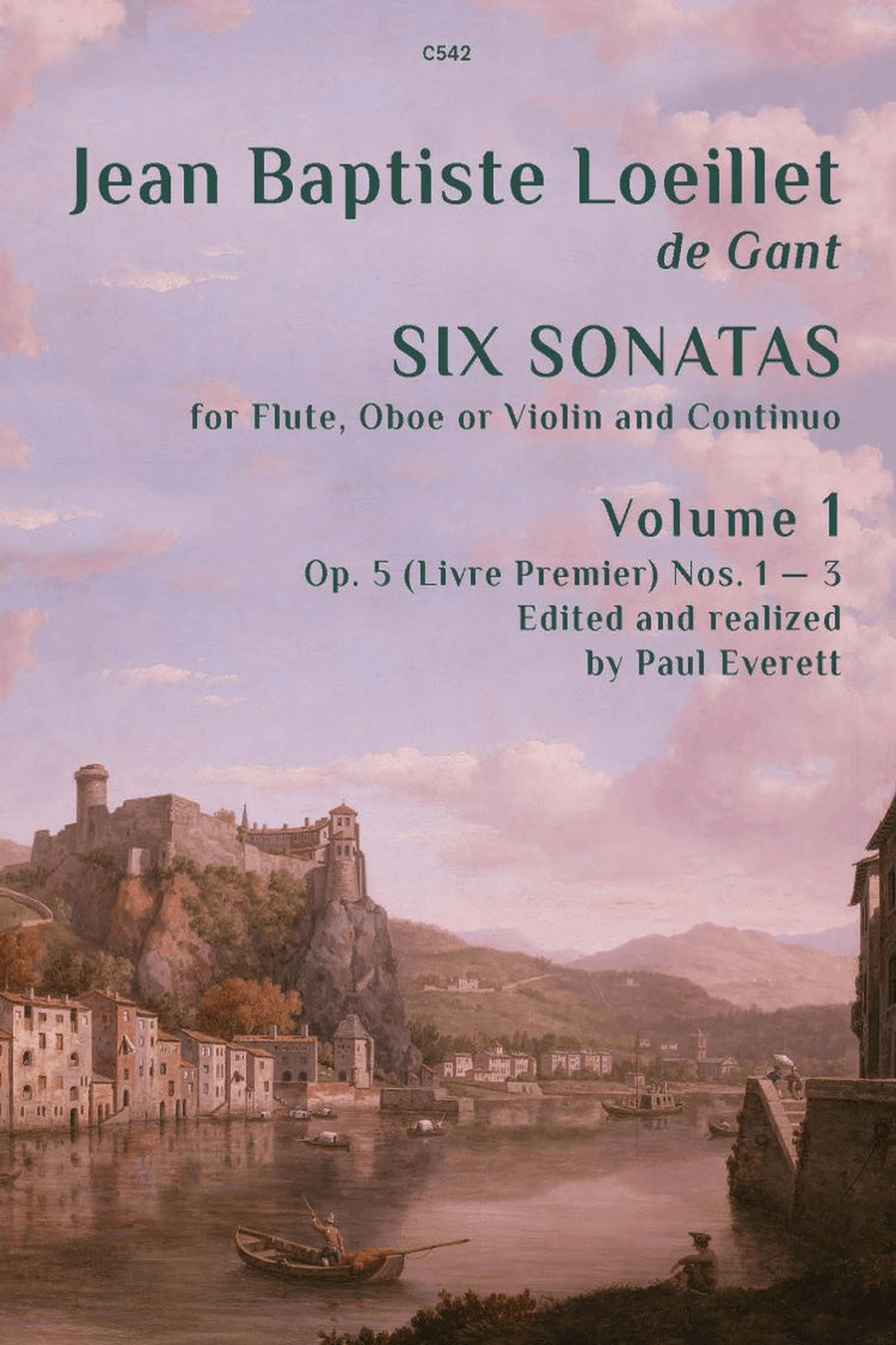 Six Sonatas Op. 5 Volume 1 Flute scores gallery preview page 1