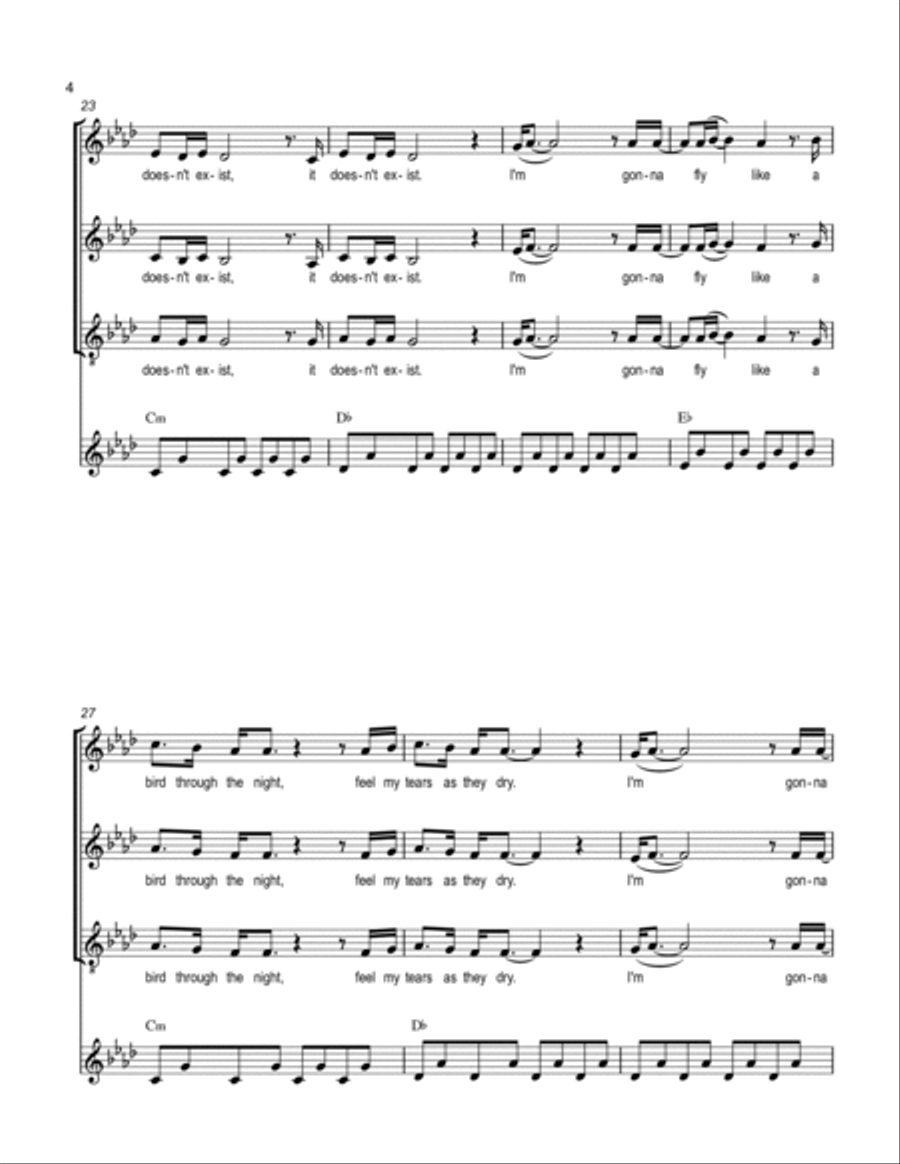 Chandelier Acoustic Guitar scores gallery preview page 4