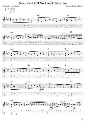 Nocturne Op.9 No.1 in B flat minor