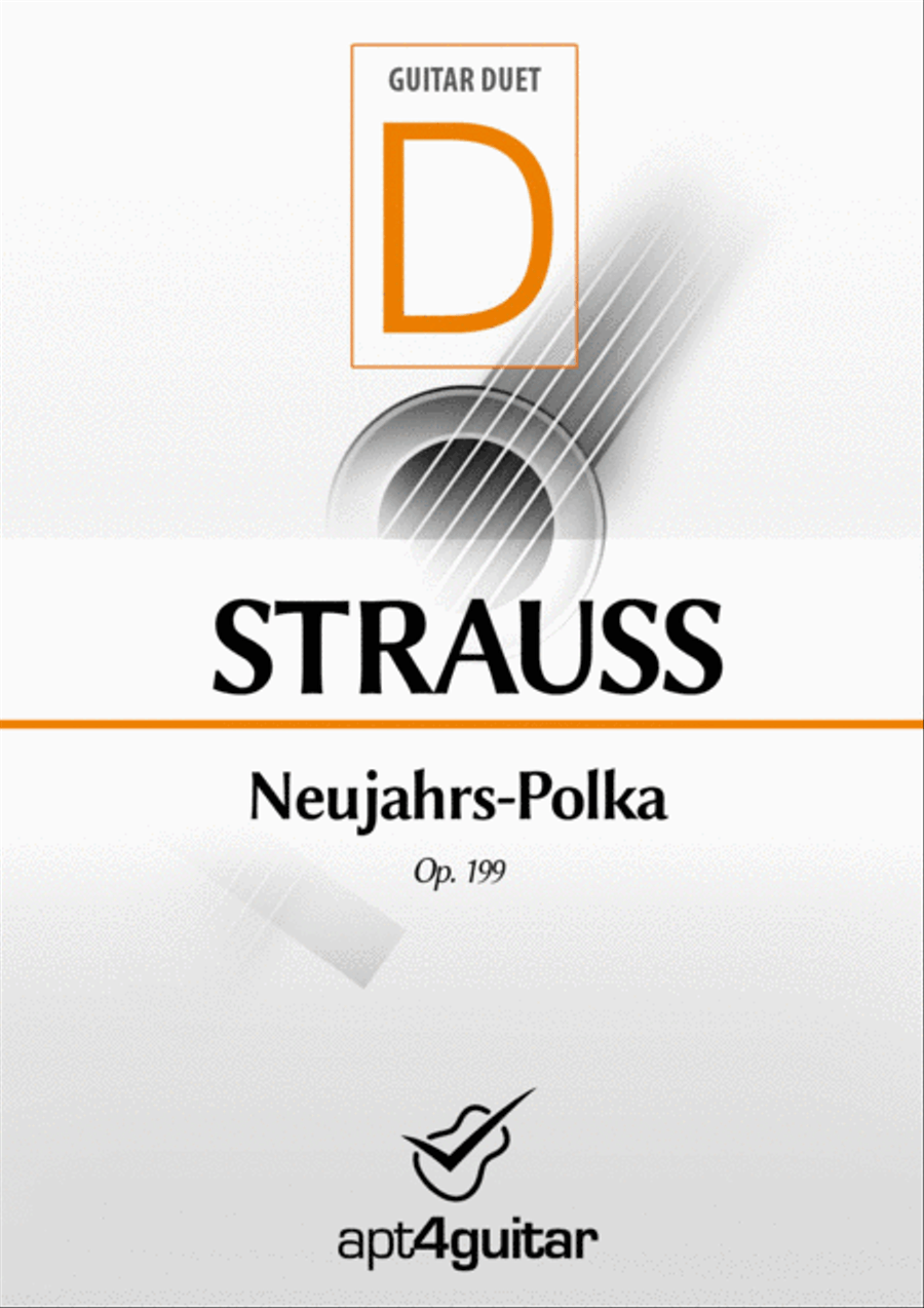 Neujahrs-Polka Neujahrs-Polka Classical Guitar scores gallery preview page 1