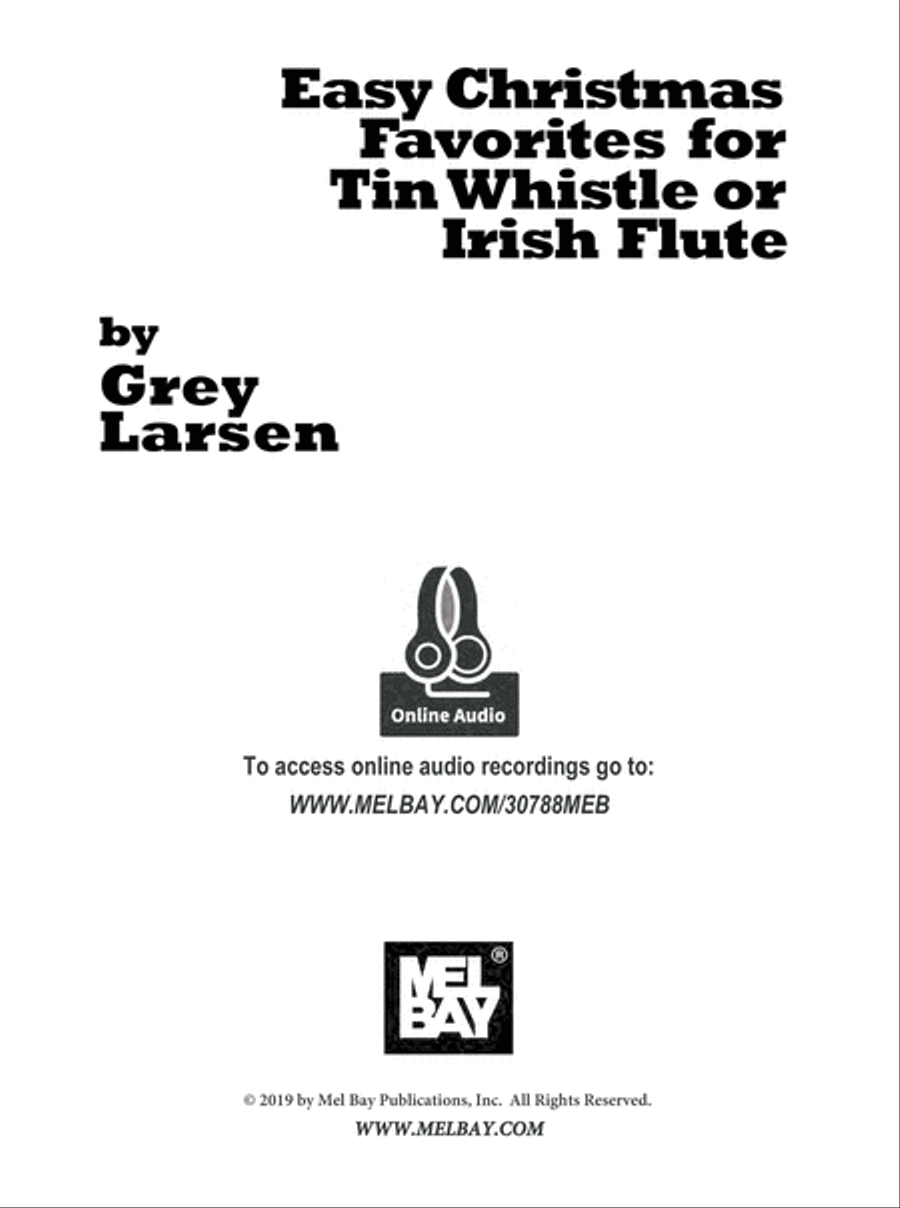 Easy Christmas Favorites for Tin Whistle or Irish Flute Flute scores gallery preview page 2