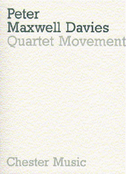 Quartet Movement  Sheet Music