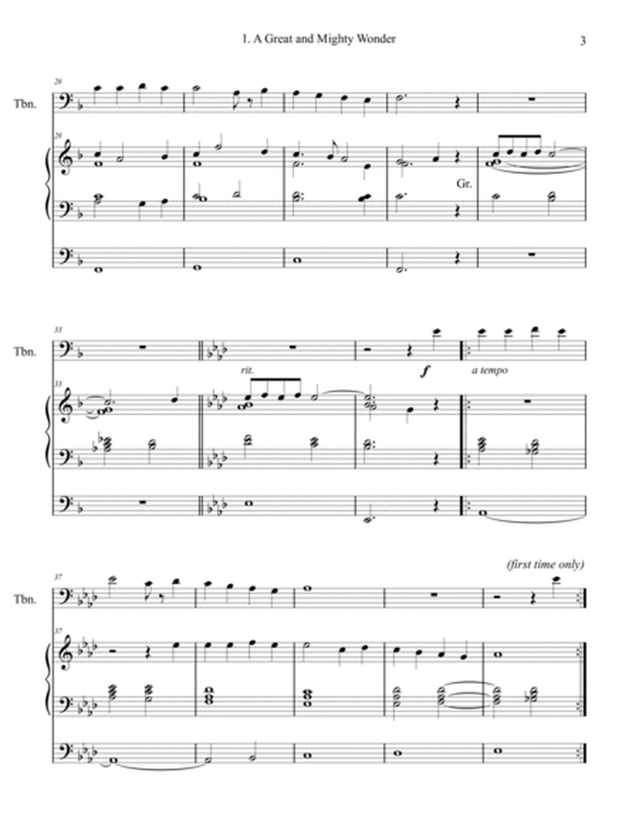 2023 Suite for Trombone and Organ (Christmas), by Phil Lehenbauer image number null