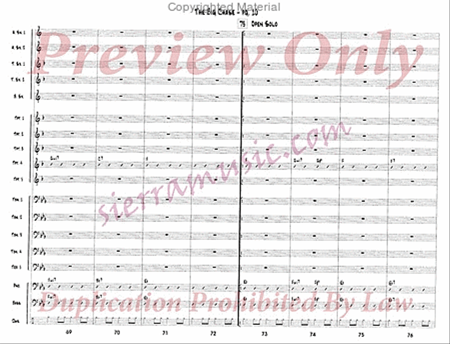 The Big Chase Jazz Ensemble scores gallery preview page 11