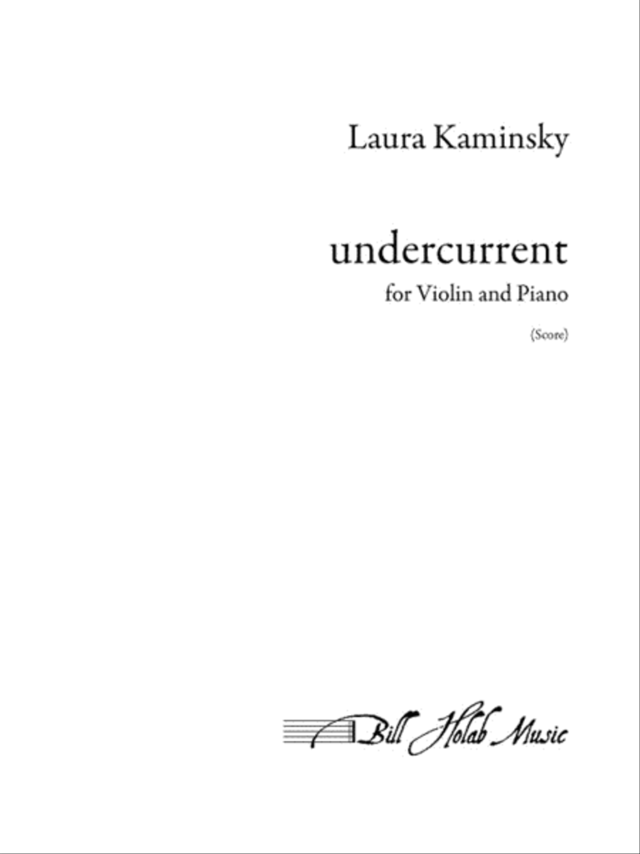 undercurrent Violin Solo scores gallery preview page 1